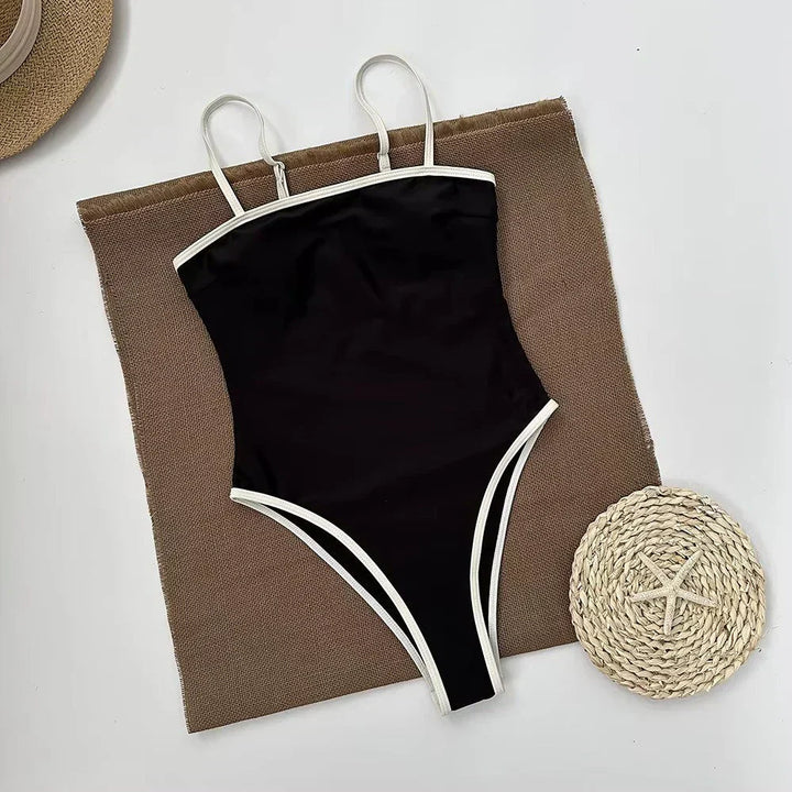 Stylish Colour Block Swimsuit – Sena-White-XS-State of Style