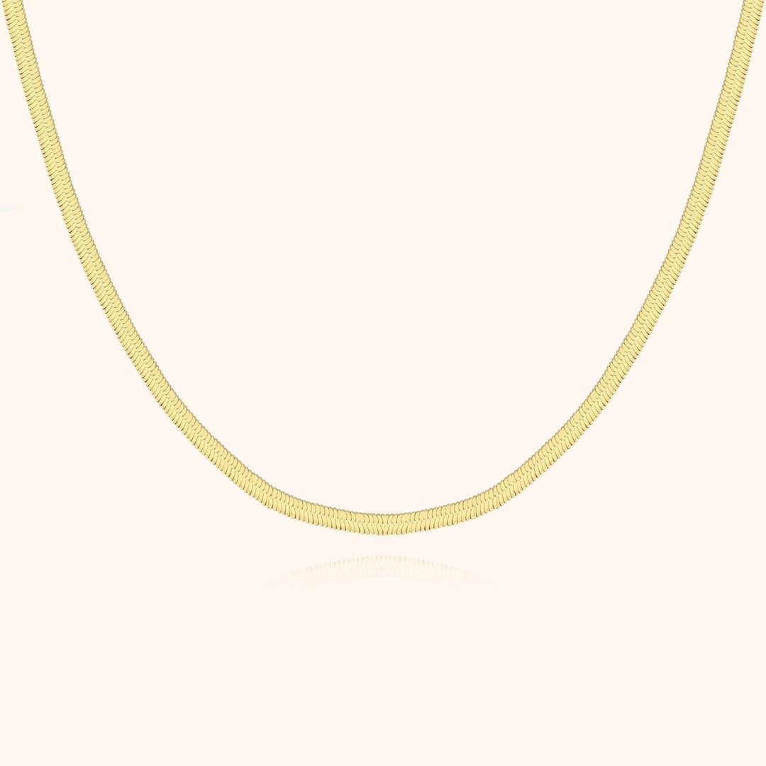 Stylish Flat Chain - Helena-Gold-Nora Luxe