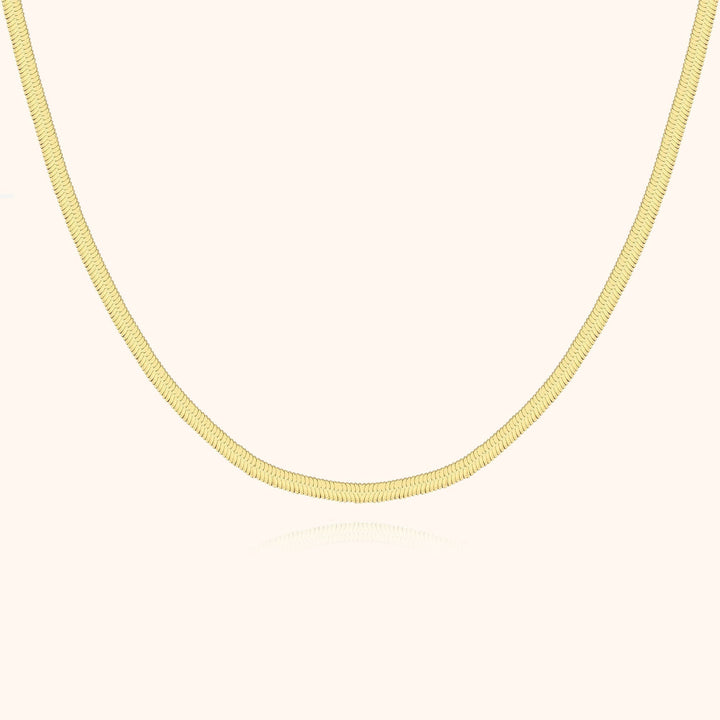 Stylish Flat Chain - Helena-Gold-Nora Luxe