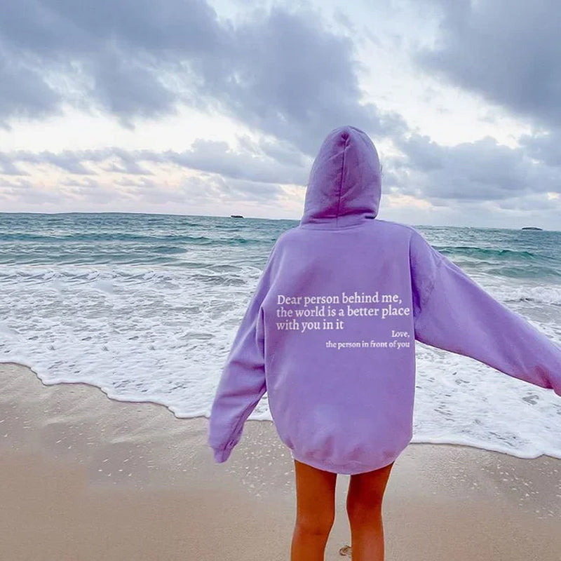 Stylish Heartwarming Ladies Hoodie - Aurora-Purple-S-Nora Luxe