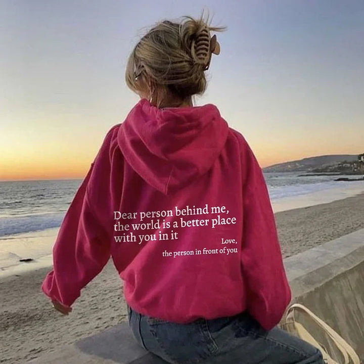 Stylish Heartwarming Ladies Hoodie - Aurora-Red-S-Nora Luxe