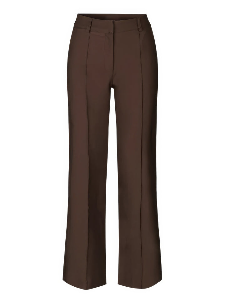 Stylish High-Waisted Trousers - Luna-Black-S-Nora Luxe