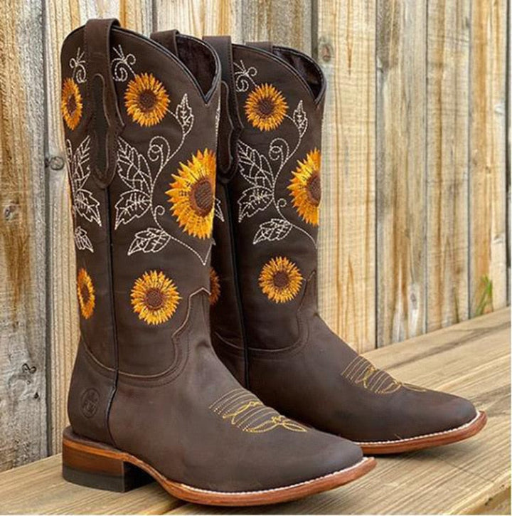 Stylish Ibiza Spirit Boots - Mira-Dark Brown-3.0-Nora Luxe