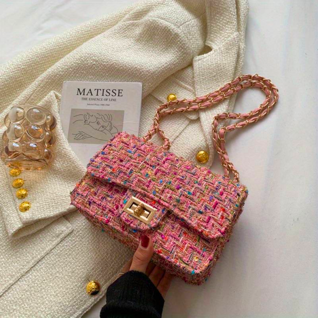 Stylish Ladies Shoulder Bag - Livia-Pink-Nora Luxe