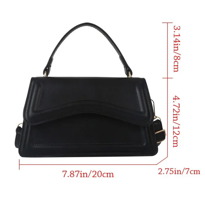 Stylish Leather Ladies Shoulder Bags - LuxeClass-White-Nora Luxe