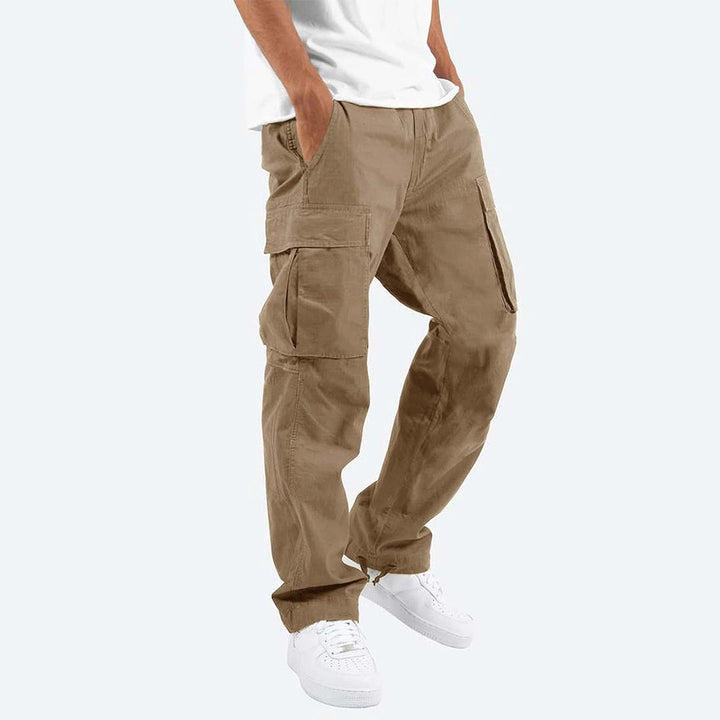 Stylish Men's Cargo Trousers - Mason-Khaki-S-Nora Luxe