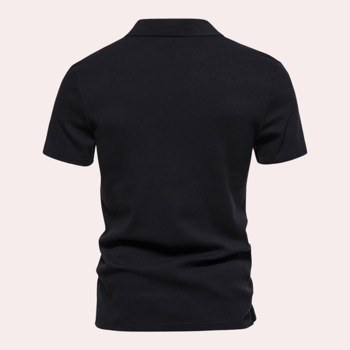 Stylish Men's Polo – Nico-Blue-S-State of Style