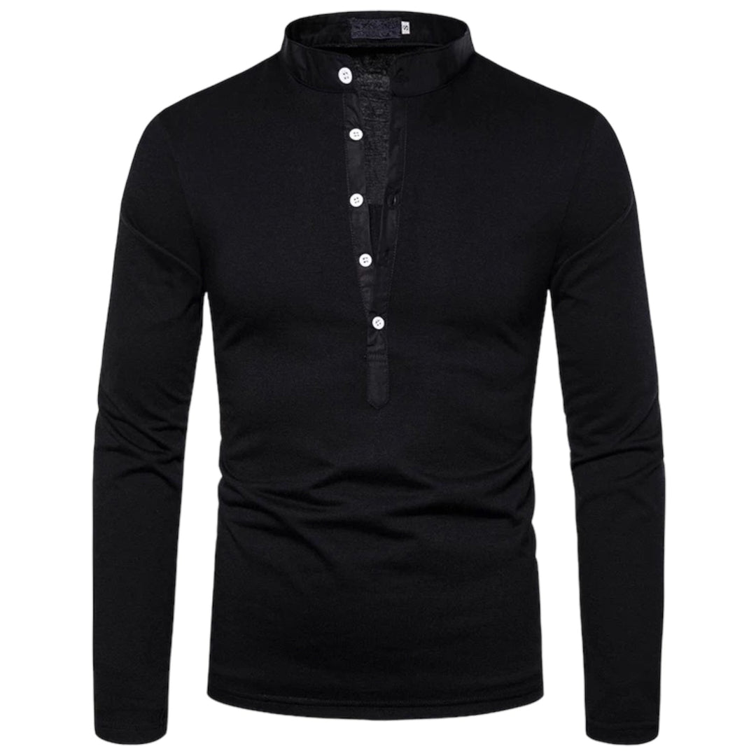 Stylish Men's Sweater - Arashi-Black-S-Nora Luxe