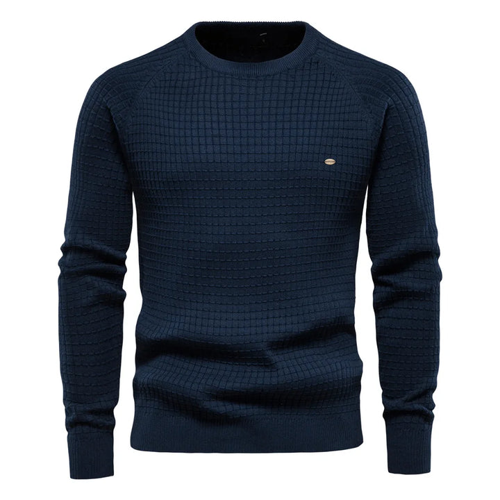 Stylish Men's Sweater - Felix-Blue-S-Nora Luxe