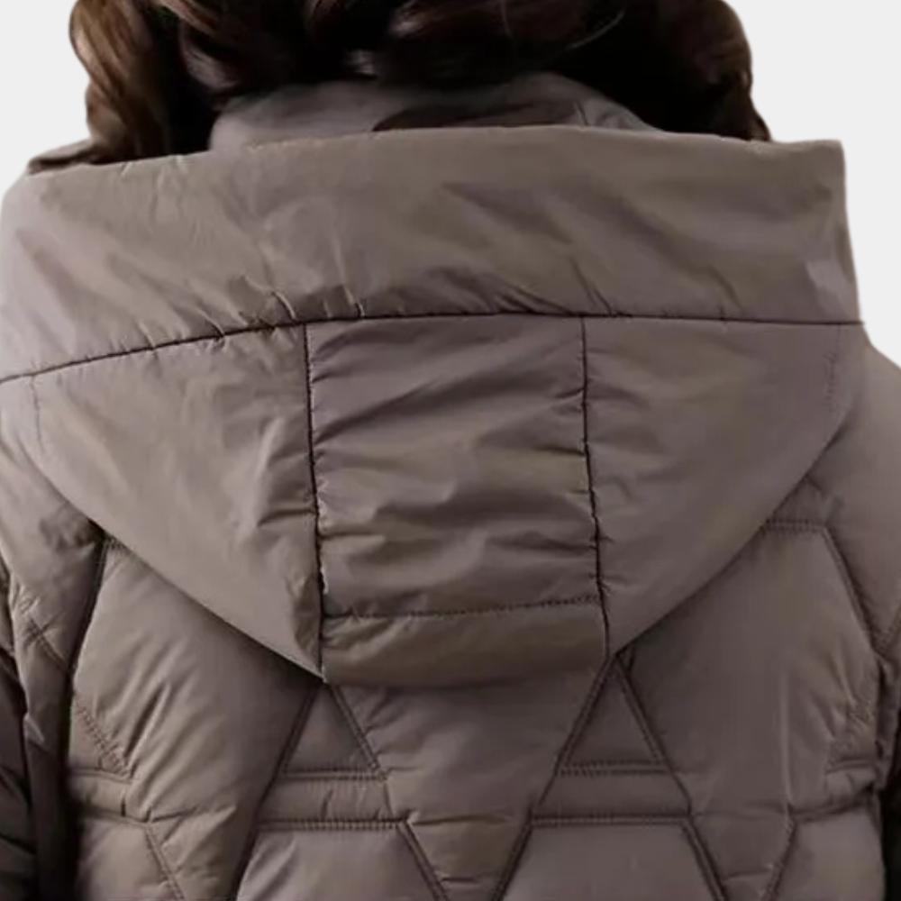 Stylish Quilted Ladies Jacket - Romy-Black-XS-Nora Luxe
