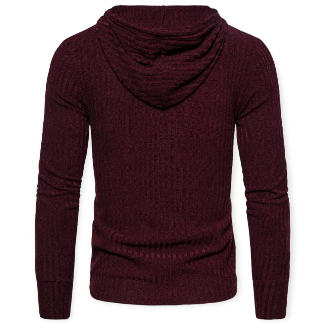 Stylish Sweater with Prints for Men - UrbanWild-Chestnut brown-S-Nora Luxe