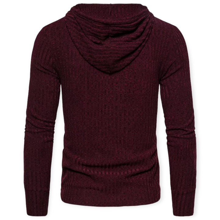 Stylish Sweater with Prints for Men - UrbanWild-Chestnut brown-S-Nora Luxe