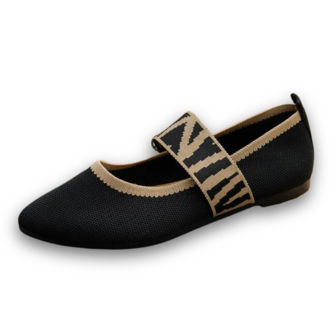 Stylish women's summer shoes with a pointed toe - Lina-4-Beige-Nora Luxe