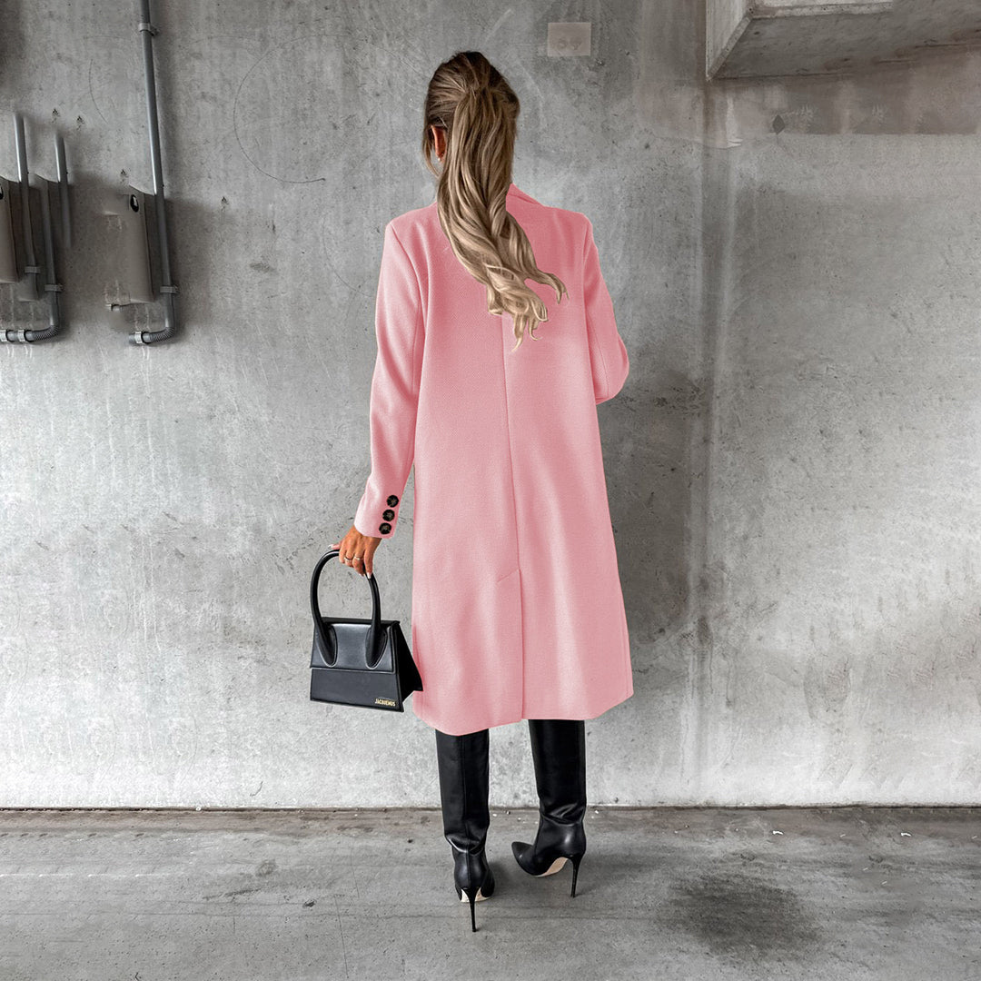 Stylish Women's Winter Coat - Elara-Pink-S-Nora Luxe