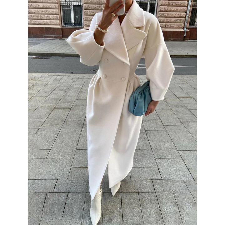 Stylish Women's Winter Coat - Victoria-White-S-Nora Luxe