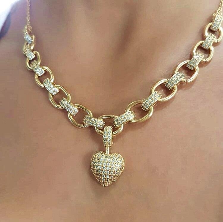 Stylish Zirconia Jewellery Set - Elisette-Gold-Nora Luxe