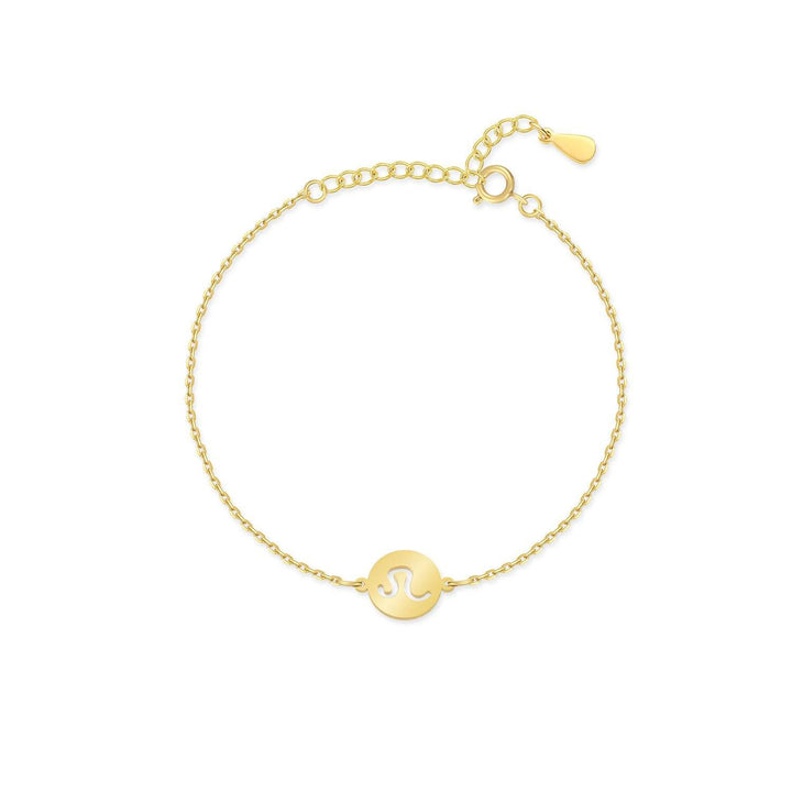 Stylish Zodiac Bracelet - Lyra-Gold-Leo-Nora Luxe