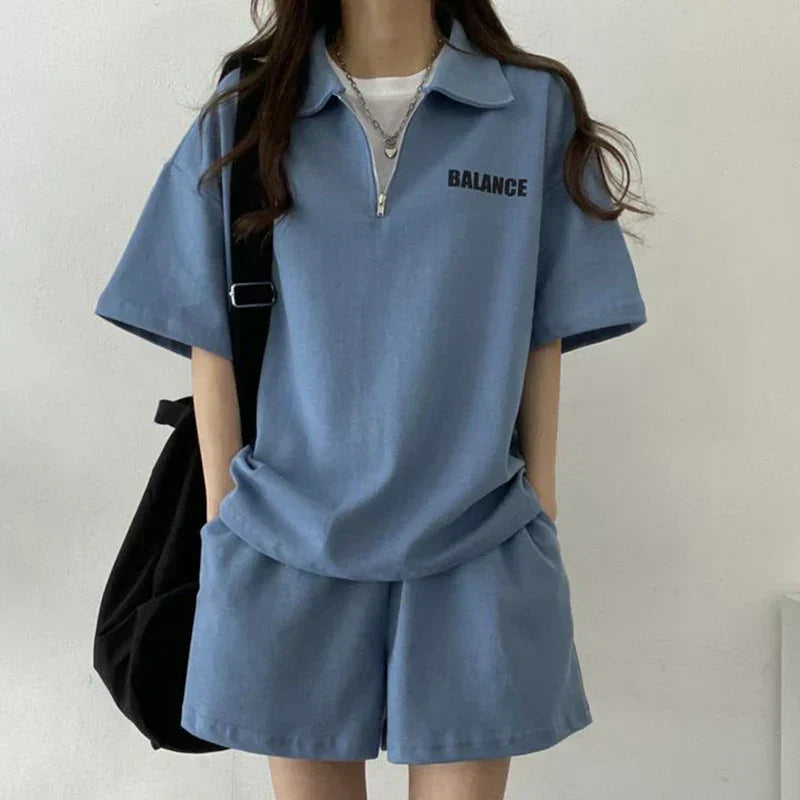 Summer two-piece for women - Yuna-Blue-S-Nora Luxe