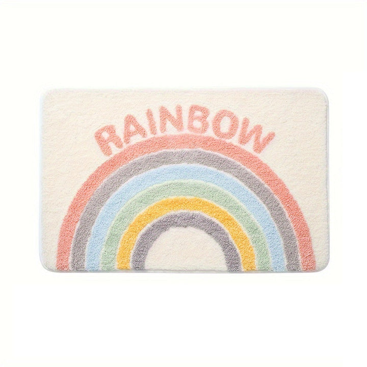 Super Absorbent Anti-Slip Mat for Bathroom and Toilet - Milo-Rainbow-15.75 x 23.62 inches-Nora Luxe