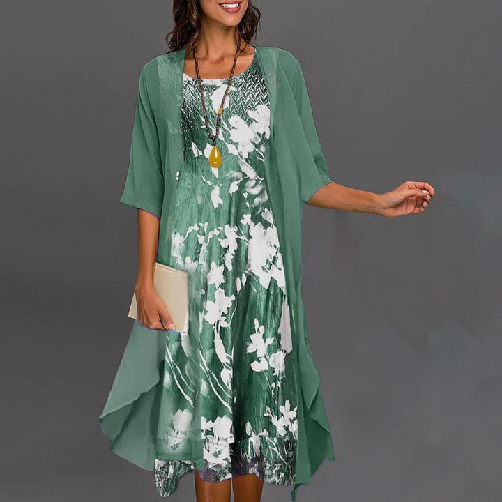 Vestido de verão com cintura elástica - Théa