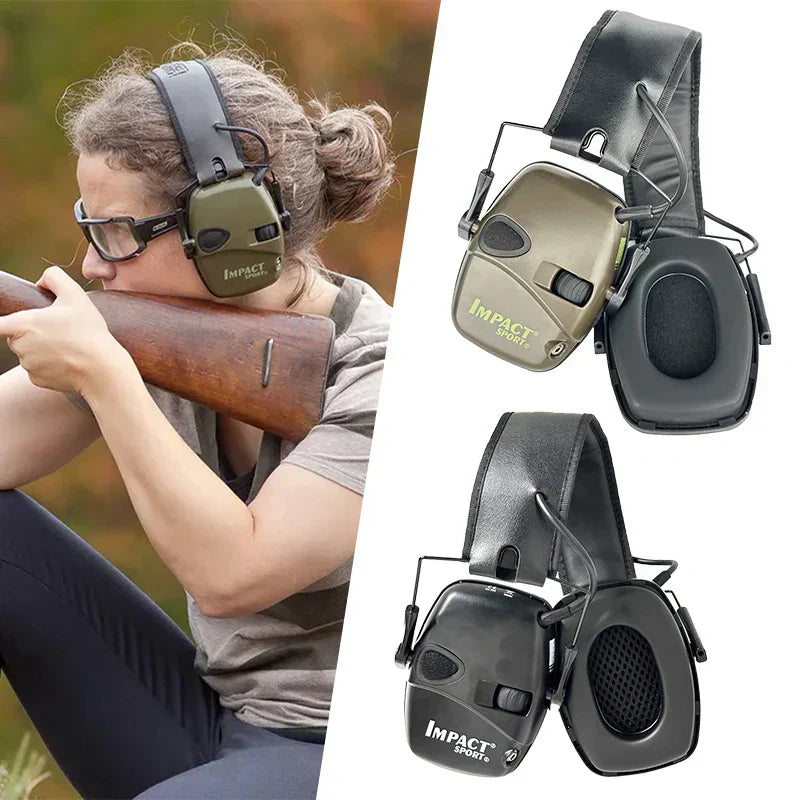 Tactical Hearing Protection - SoundShield-Model B Green-Nora Luxe
