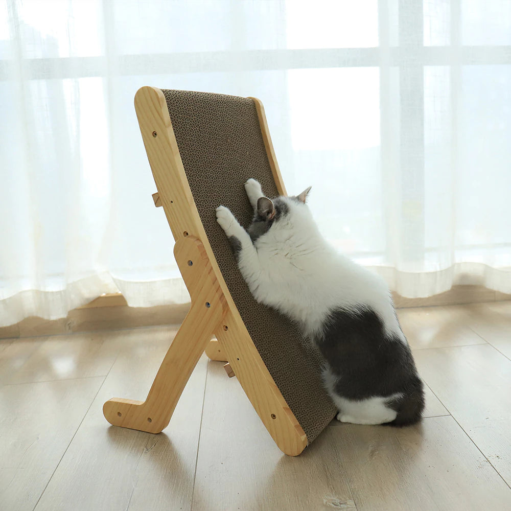 The 3-in-1 Cat Scratching Post and Lounger - ClawLounge™-Nora Luxe