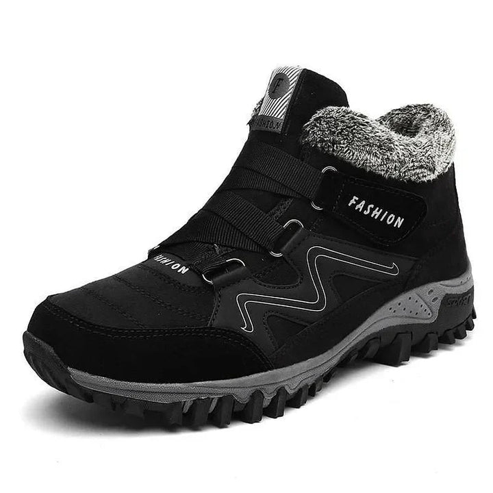 Thermal Unisex Hiking Shoes - AlpineWarm-Black-3-Nora Luxe