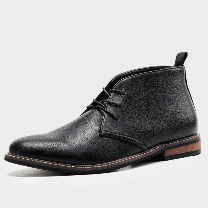 Timeless Desert Boots in Vintage Style for Men - Hugo-Black-6-Nora Luxe
