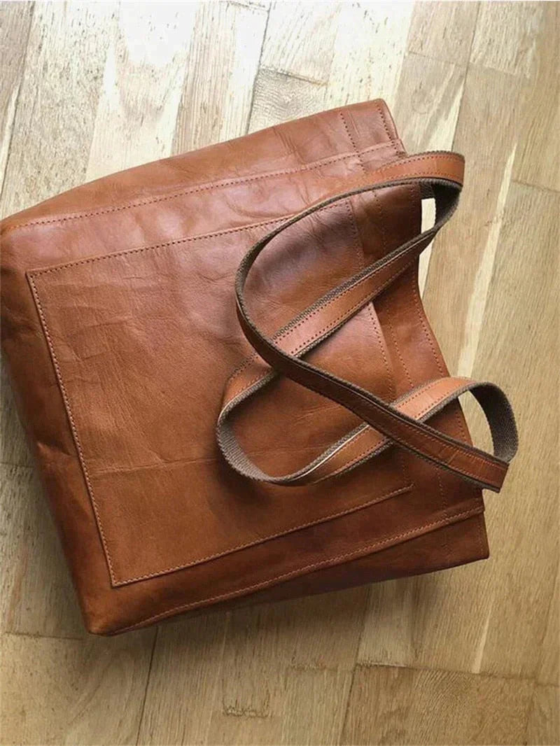 Timeless Tote Bag - Elora-Brown-Nora Luxe