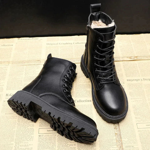 Trendy Black Women's Winter Boots - Yara-3-Nora Luxe