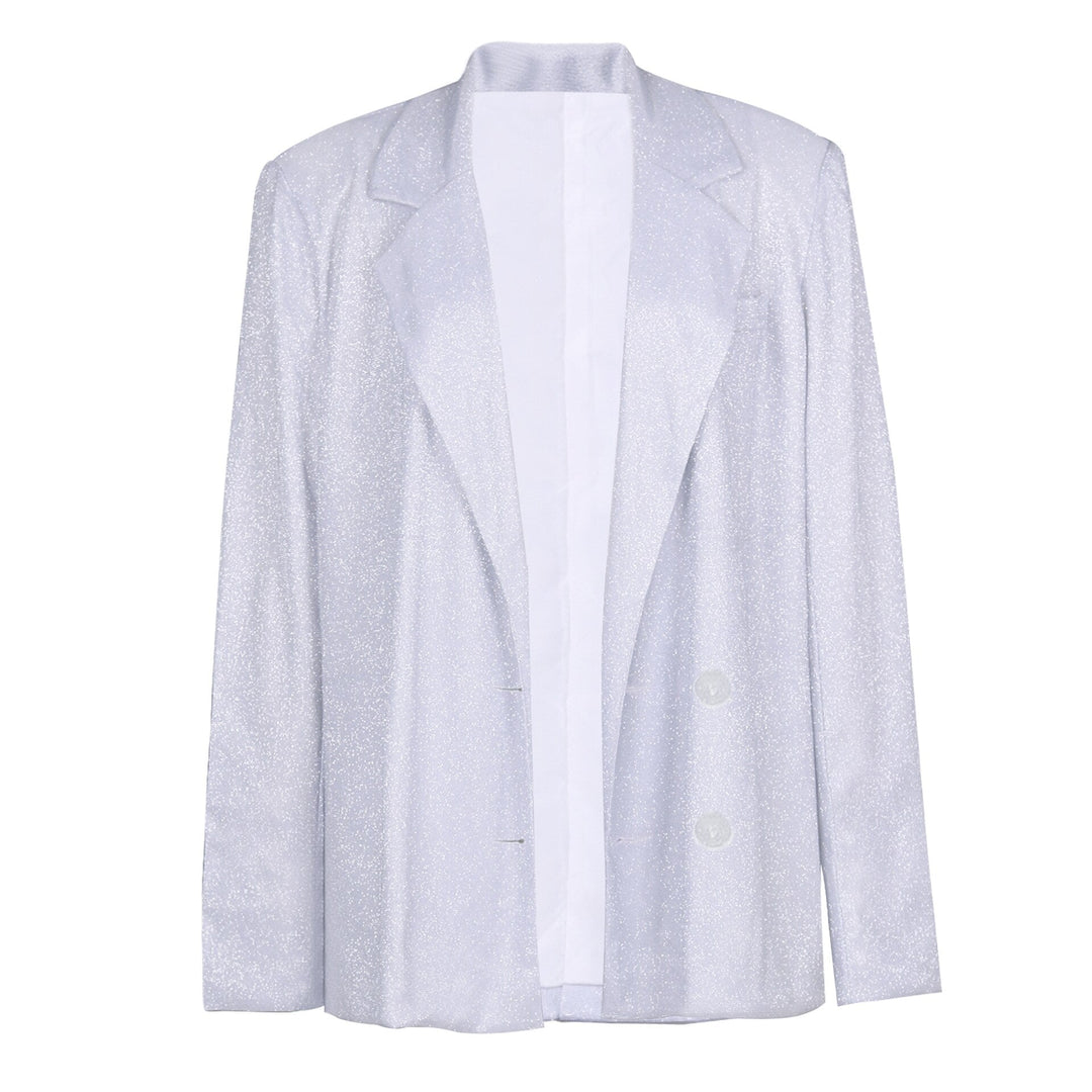 Trendy glitter party set with blazer – Dalia-Top-S-Nora Luxe