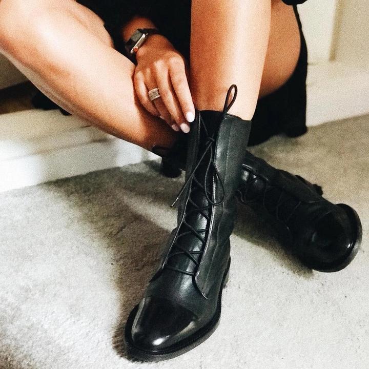 Trendy Ladies' Boots with Luxury Heel - Mila-Black-US 2.5 (8.66 in)-Nora Luxe