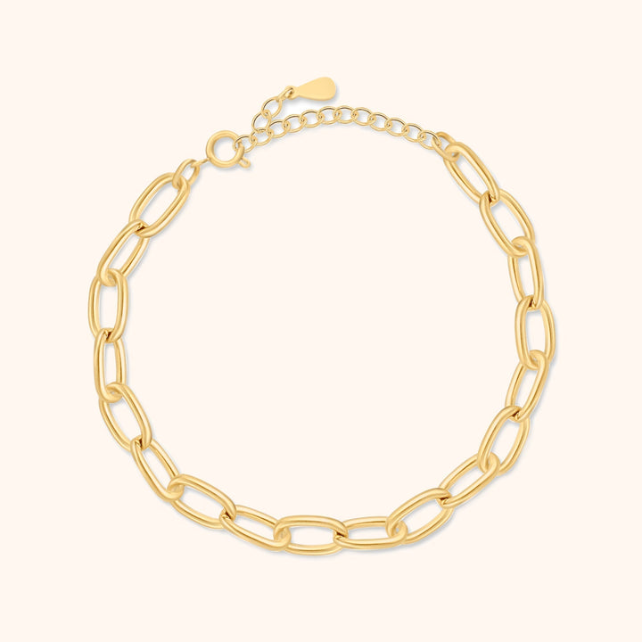 Trendy Link Bracelet - Lucia-Gold-Nora Luxe