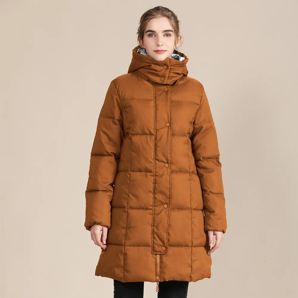 Trendy Quilted Women's Winter Jacket - Elodie-S-Nora Luxe