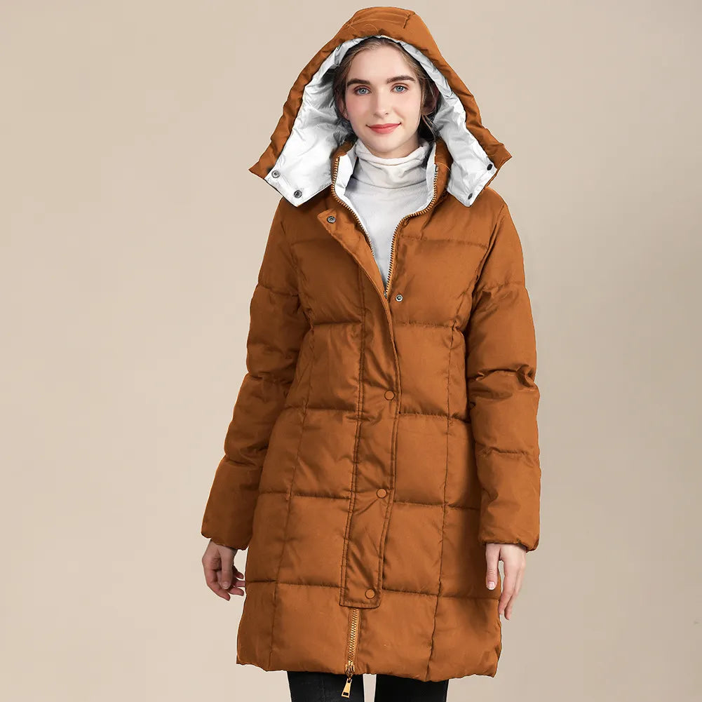 Trendy Quilted Women's Winter Jacket - Elodie-S-Nora Luxe