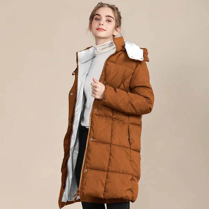 Trendy Quilted Women's Winter Jacket - Elodie-S-Nora Luxe