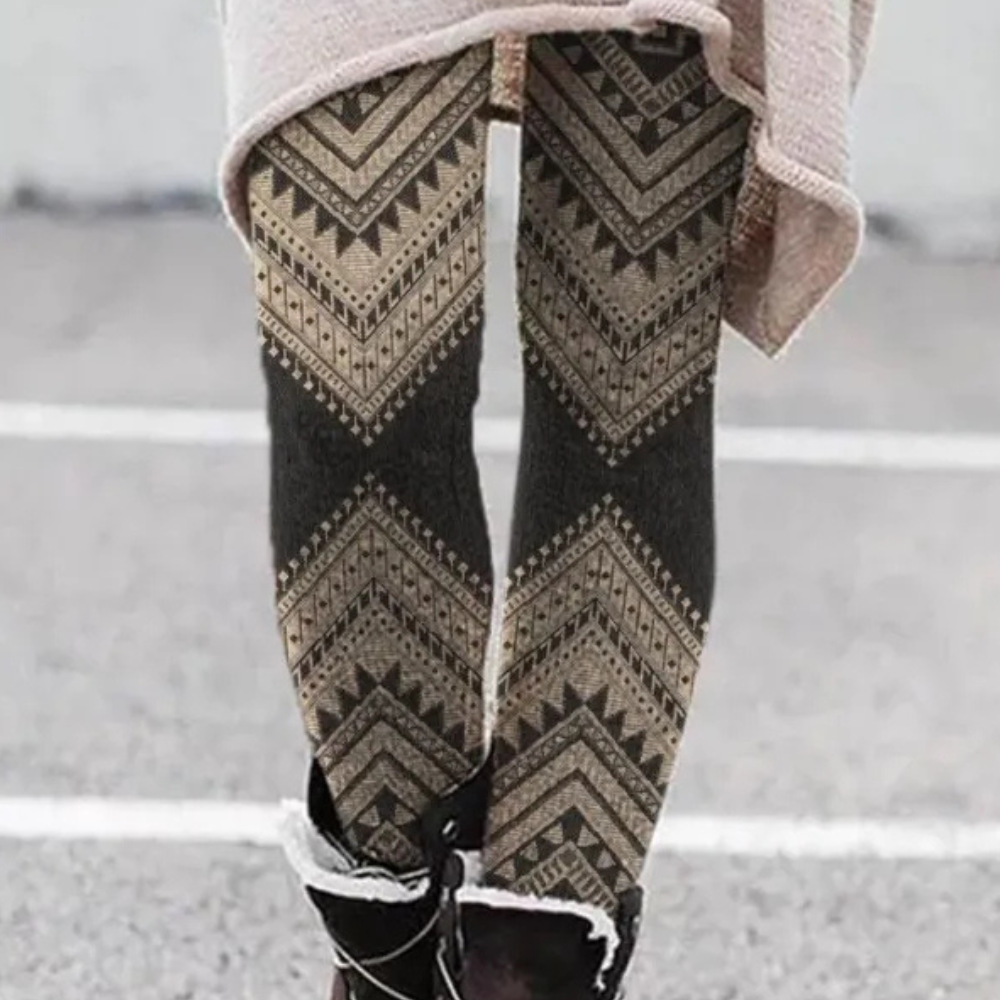 Trendy Stretch Women's Leggings - Kelsey-Brown-XS-Nora Luxe