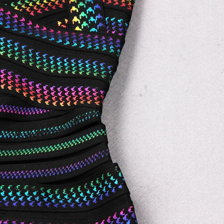 Trendy Striped Bodycon Mini Dress for Women – Liana-S-Nora Luxe