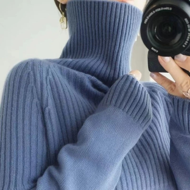 Trendy Sweater for Women - Serena-Blue-S-Nora Luxe