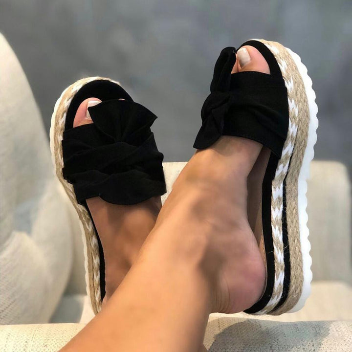 Trendy women's summer shoes with correction function and comfort sole – Selina-Black-3-Nora Luxe
