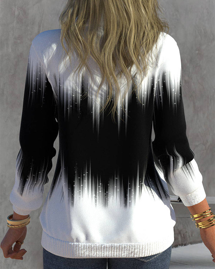 Trendy Women's Sweater with Zip - Aurora-Black-S-Nora Luxe