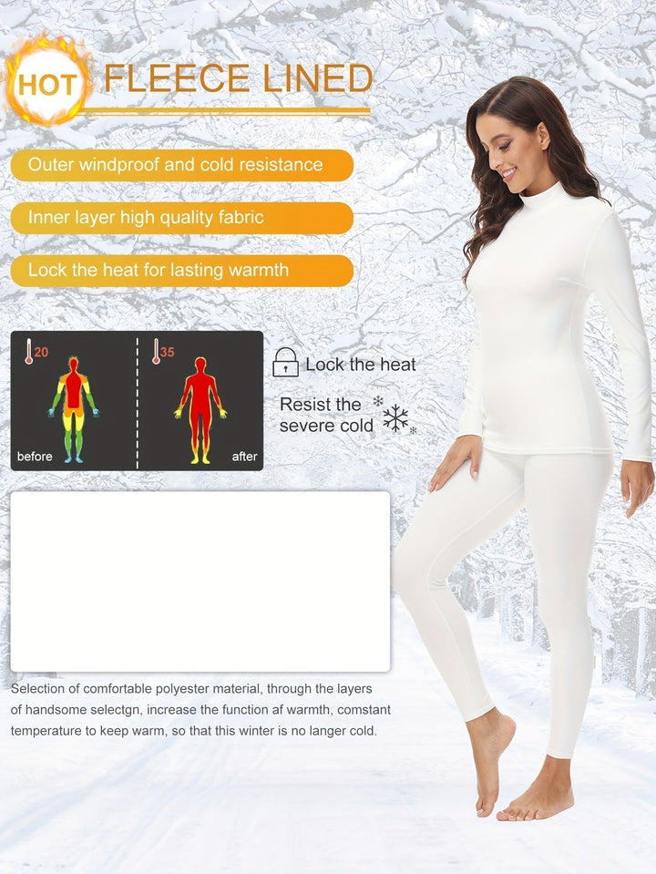 Two-piece Thermoset for the Cold Winter Months - Serena-Black-XS-Nora Luxe