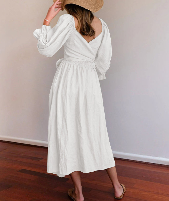 Two-Way Maxi Summer Dress - Celina-Green-S-The Livary