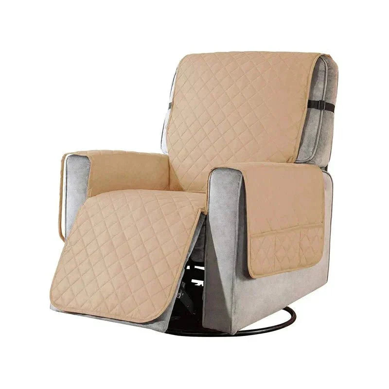 Universal Soft Armchair Cover - FlexCover-Khaki-S-Nora Luxe