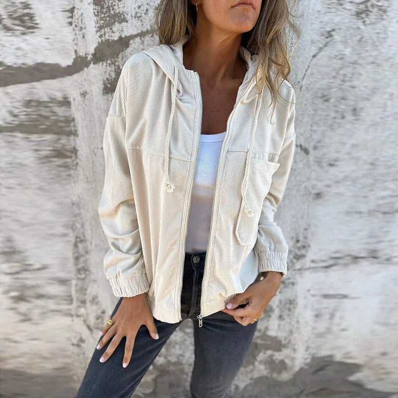 Ladies' Jacket with Hood and Zip – Noëlle