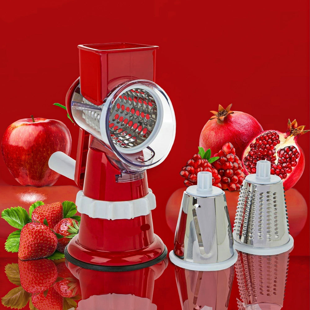 Vegetable slicer - SliceMate Pro-Red-Nora Luxe