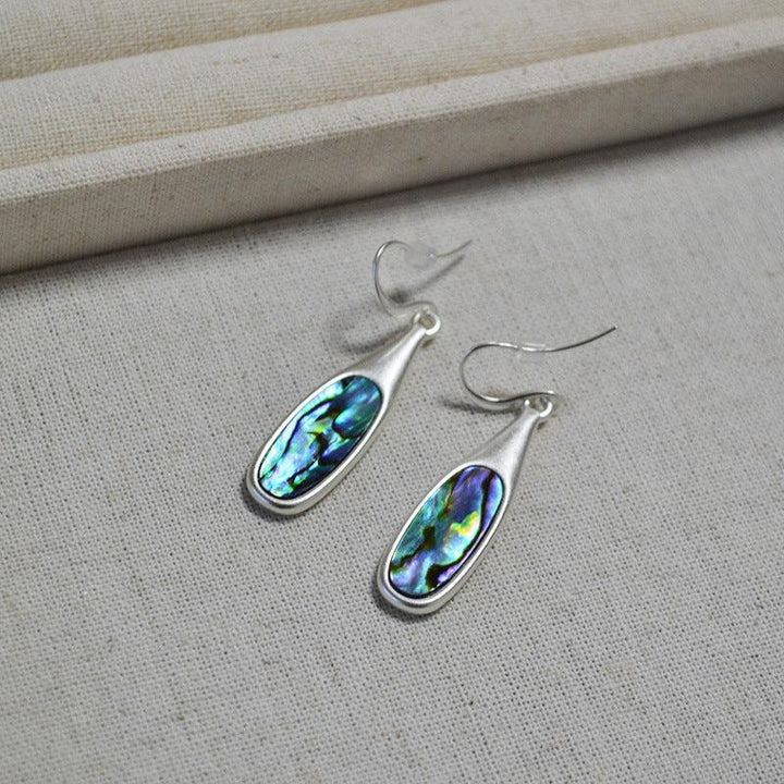 Vintage Colourful Silver Earrings - Adalyn-Nora Luxe
