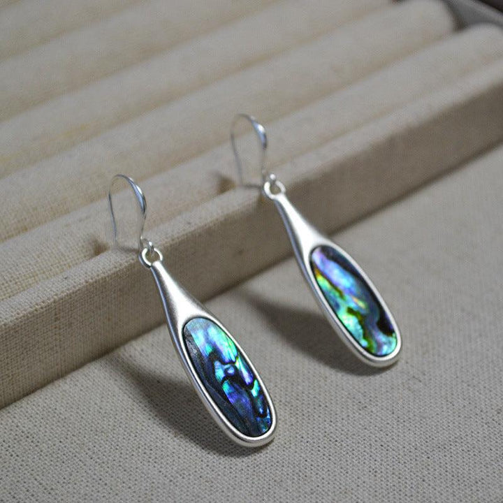 Vintage Colourful Silver Earrings - Adalyn-Nora Luxe
