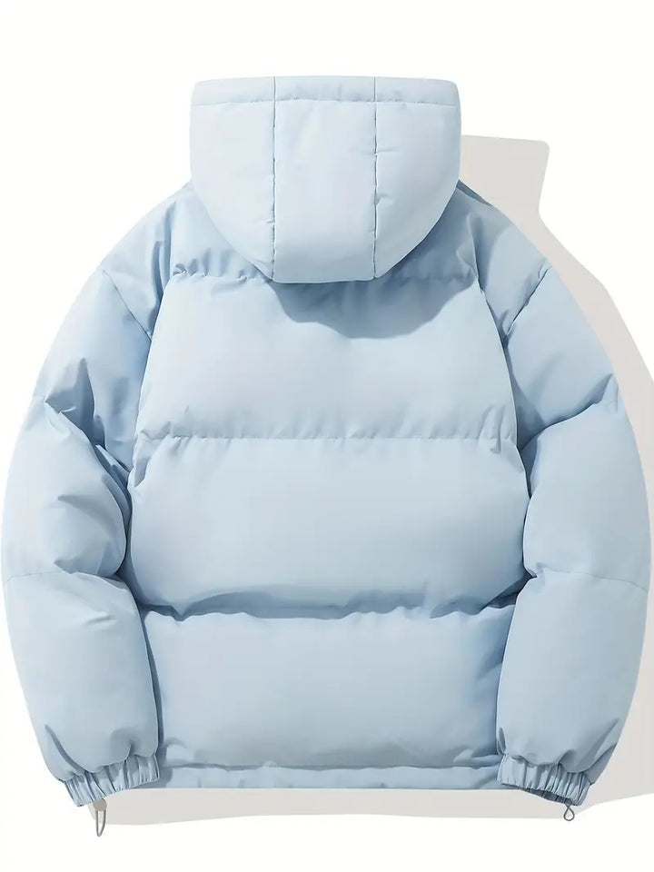 Warm Ladies Jacket with Hood - Aurelia-Pink-M-Nora Luxe