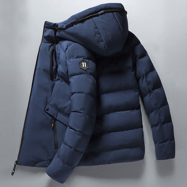 Waterproof Comfortable Men's Winter Jacket - Finn-Black-M-Nora Luxe